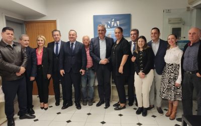 Τον υποψήφιο ευρωβουλευτή Αθαν. Εξαδάκτυλο υποδέχθηκε η ΔΕΕΠ Δωδεκανήσου ΝΔ.